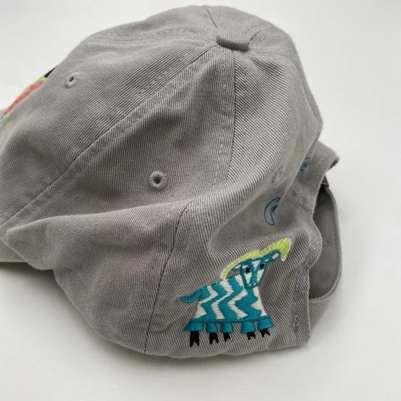 Disneys Contemporary Resort Embroidered Mickey Mouse Adjustable‎ Hat Grey New - Picture 2 of 6